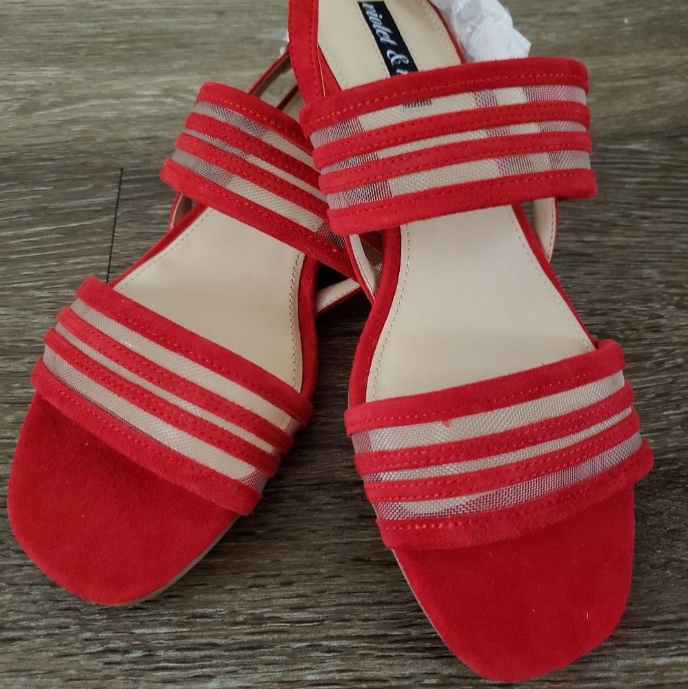 Violet & Red brand flats